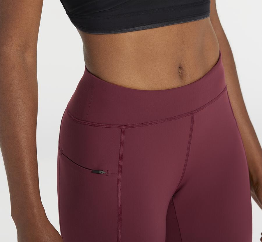 Hoka One One Bukser Dame - Performance Crop Tight - Brune - 167328YZS